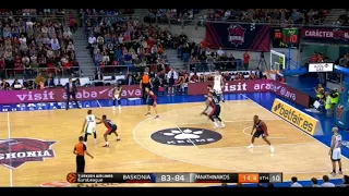 Baskonia-Panathinaikos 85-84 The last seconds