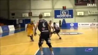 Janis Timma first dunks in LBL 2013/2014