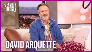 David Arquette Does His “Scream” Ghostface Impression!