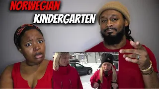 🇳🇴 African American Couple Reacts "Norwegian Kindergarten" | The Demouchets REACT Norway