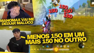 MANOMAX QUASE ENDOIDOU NOBRU E CEROL A PARTIDA TODA NO LIÃO CUP !!!