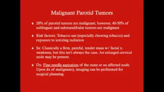 Parotid Gland - CRASH! Medical Review Series