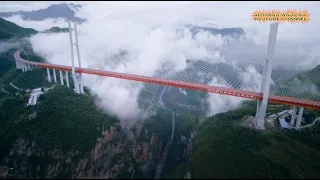 China's Super Breathtaking Aerial Views Of Mega Railways And Highest Bridges