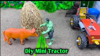 Diy mini tractor | Radha Krishna Trolly | Gauri Ganesh Murti | Durga Navratri, Water Tanker