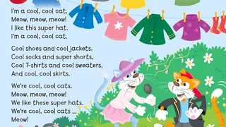 English song for children: I´m a cool cool cat