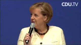 "Merkel stärken: Beide Stimmen CDU" - Wahlkampfabschluss der CDU