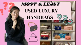 MOST & LEAST USED LUXURY HANDBAGS OF 2022! CHANEL | FENDI | LV