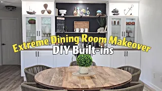 EXTREME DINING ROOM MAKEOVER / DIY BUILT-INS