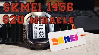 SKMEI 1456: $20 Homage to GShock GMW-B5000