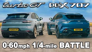 Porsche Cayenne Turbo GT v Aston Martin DBX 707: ULTIMATE REVIEW!