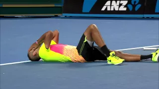 Match point: Nick Kyrgios v Andreas Seppi (4R) - Australian Open 2015