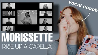 Vocal Coach reacts to Morissette Amon-Rise up A Capella