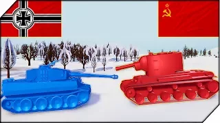 АТАКА НЕМЕЦКИХ ТАНКОВ НА СССР - Игра Total Tank Simulator НОВАЯ Demo 4