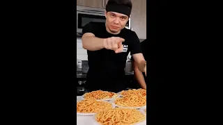 6 LB PASTA CONTEST LOSER SHAVES HIS HEAD‼️ - Matt Stonie #shorts