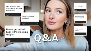 Q&A | Let’s Get Personal , Botox, Birth Control, Tips for a Healthy Diet & Period Loss | Sanne Vloet