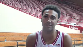 Trayce Jackson-Davis round table Q&A at IU basketball media day 2022