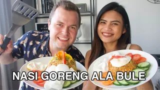 SUAMI BULE MASAK NASI GORENG! GA NYANGKA ....😱 SAMPE GA BISA BERHENTI MAKAN!