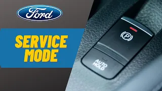 Effortless Ford Focus Mk4 Electronic Park Brake Service Mode - No Tools Needed