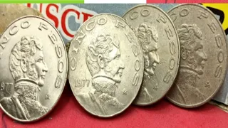 mira cuánto valen tus monedas antiguas. Mexicanas.