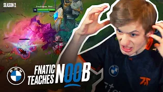 Nemesis coaches noob how to get out of Gold | Fnatic Teaches Noob S2E2 - Presented by BMW