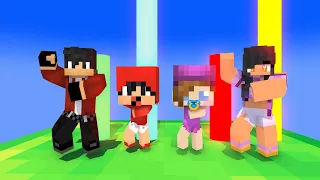 MONSTER SCHOOL: GANGNAM STYLE APHMAU AND AARON FAMILY - MINECRAFT ANIMATION