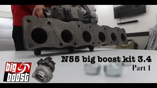 N55 BIG BOOST KIT 3.4 INSTALLED AT HOME PART 1