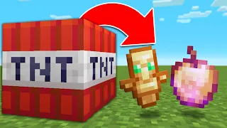 Minecraft, But TNT Drops OP Loot...