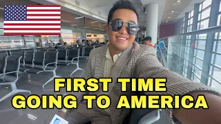 FIRST TIME FLYING TO UNITED STATES OF AMERICA!