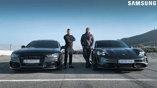 უტდ - AUDI RS7 vs Porsche Taycan Turbo - უცხო მტაცებლის წინააღმდეგ!