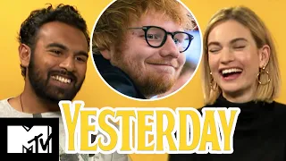 Yesterday's Cast Reveal Ed Sheeran's Cameo Secrets on The This or That Game! | MTV Movies