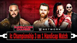 Braun Strowman vs Shinsuke Nakamura Cesaro And Sami Zayn For The Intercontinental Championship