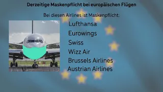 Maskenpflicht in Flugzeugen: In DIESEN Fliegern nur noch mit Maske!