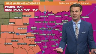DFW weather: Hottest weekend of the year so far