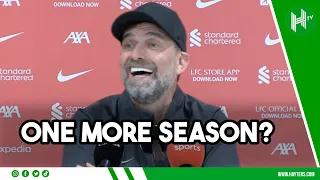 One more season, Jurgen? | Klopp responds to reporter after Spurs victory | Liverpool 4-2 Tottenham