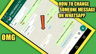 How to Change Someone Message | Edit your Message On WhatsApp 2018
