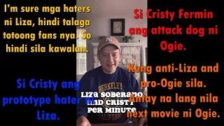 LIZA SOBERANO VS OGIE'S ATTACK DOG, CRISTY FERMIN. HUWAG I-DENY NA TUNGKOL ITO SA UTANG NA LOOB.