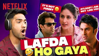 @Thugesh REACTS to Bollywood's EPIC LAFDA Scenes 🤯 | Netflix India