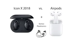 Samsung IconX 2018 vs. Apple Airpods. Сравниваем + бонус Plantronics