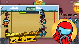 Survival 456 But It's Impostor all Levels gameplay #mobilegame #squidgame #amongus