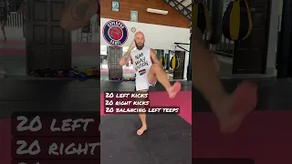 A quick Muay Thai kick workout to make you a better fighter 🥊