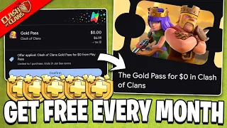 How to Get FREE Gold Pass Every Month in Clash of Clans with Google Play Pass