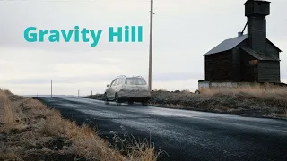 Gravity Hill outside Prosser, WA, where cars seemingly roll uphill by themselves