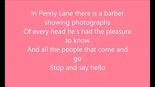 Pennylane (Lyrics) - The Beatles