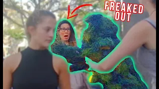 BUSHMAN PRANK - SCARING PEOPLE (Santa Monica)