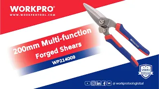 Discover the Power of the WORKPRO 200mm Multi-Function Forged Shears