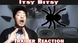 Man Afraid of Spider Reacts to Itsy Bitsy Trailer (Giant Spider Horror Movie)