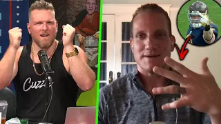 Pat McAfee Reacts To AJ Hawk's MANGLED Fingers