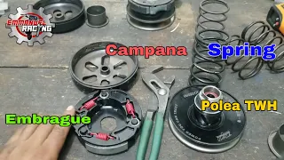 MODIFICAR campana y EMBRAGUE aumentar FUERZAS y VELOCIDAD