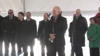 David Gross - The Cornerstone Ceremony of NICA Collider Building