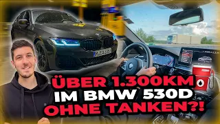 ÜBER 1.300km im BMW 530d DIESEL-Bimmer?! ⛽️😳 | Dominik Fisch